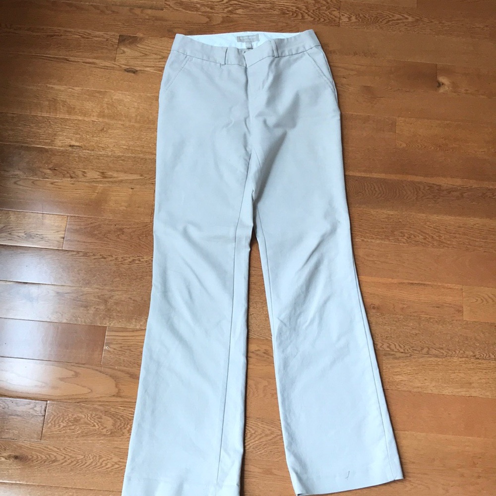 Banana Republic Jackson Fit tan slacks size 4 long